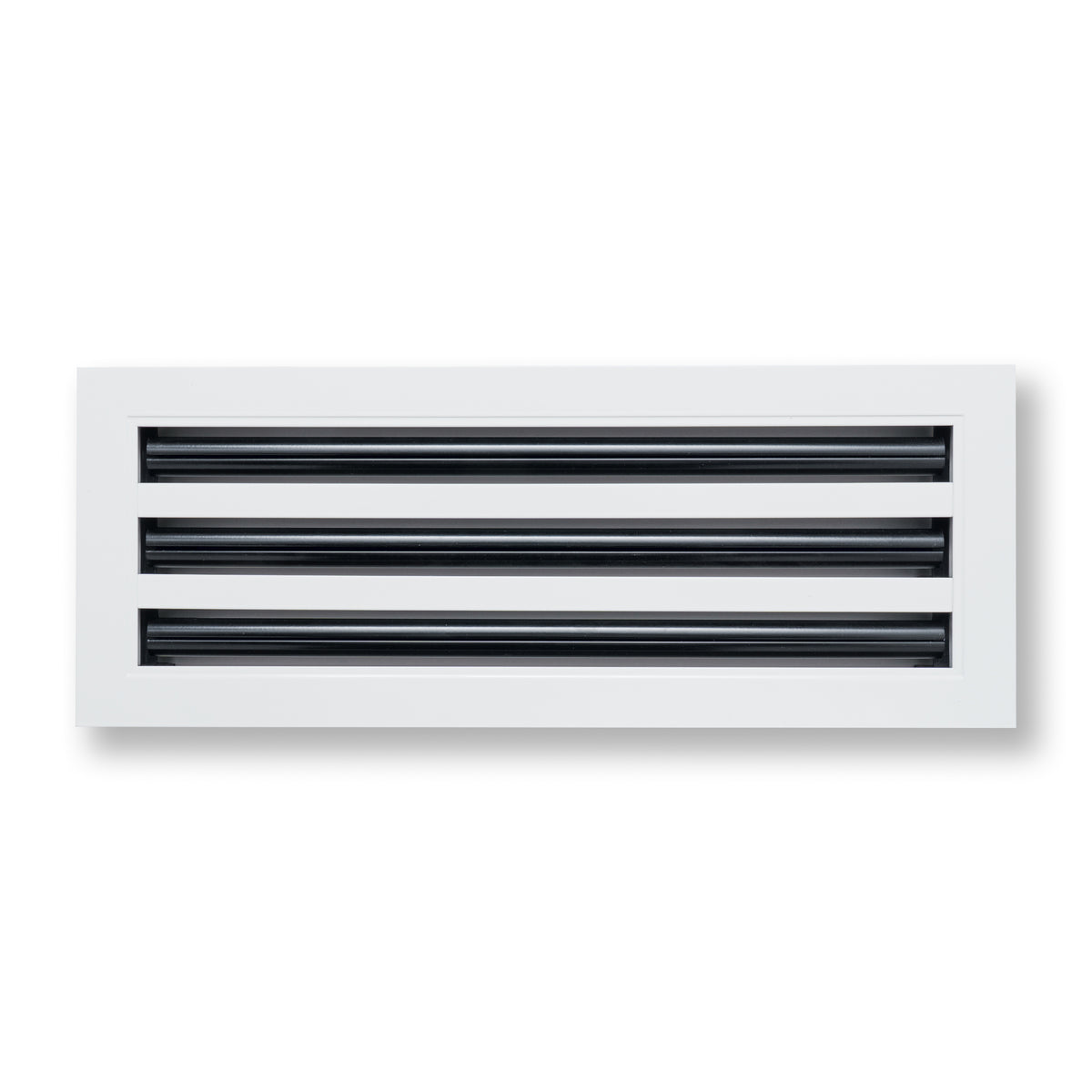 18"x 6" Aluminum Linear Slot Diffuser, Modern AC Vent Cover for Sidewall, Ceiling, Floor | Out. Dim.: 19-5/8"X 7-5/6"