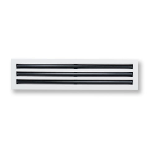 30"x 6" Aluminum Linear Slot Diffuser, Modern AC Vent Cover for Sidewall, Ceiling, Floor | Out. Dim.: 31-5/8"X 7-5/6"
