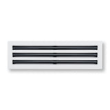 24"x 6" Aluminum Linear Slot Diffuser, Modern AC Vent Cover for Sidewall, Ceiling, Floor | Out. Dim.: 25-5/8"X 7-5/6"