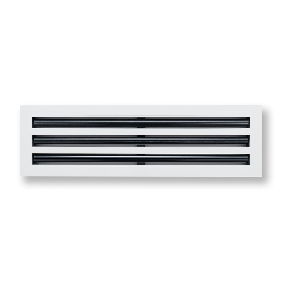 24"x 6" Aluminum Linear Slot Diffuser, Modern AC Vent Cover for Sidewall, Ceiling, Floor | Out. Dim.: 25-5/8"X 7-5/6"