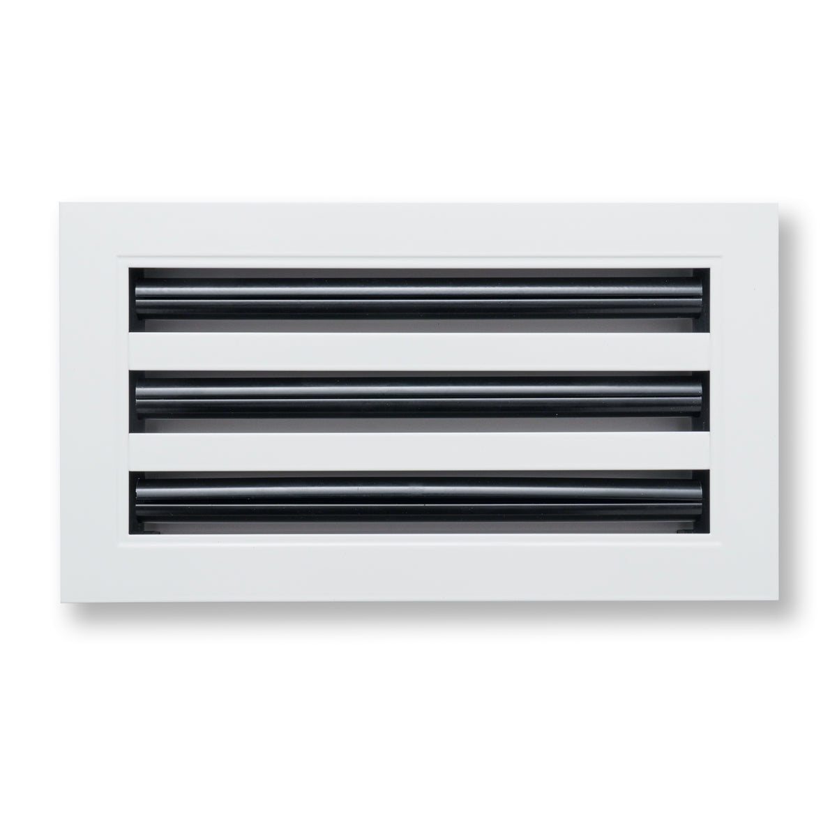 12"x 6" Aluminum Linear Slot Diffuser, Modern AC Vent Cover for Sidewall, Ceiling, Floor | Out. Dim.: 13-5/8"X 7-5/6"