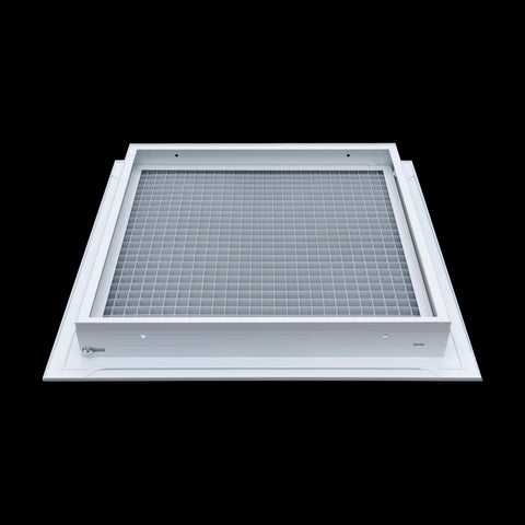 Handua Aluminum Return Air Filter Grille | Low Noise Cube Core Eggcrate | Vent Cover Grill for Sidewall and Ceiling
