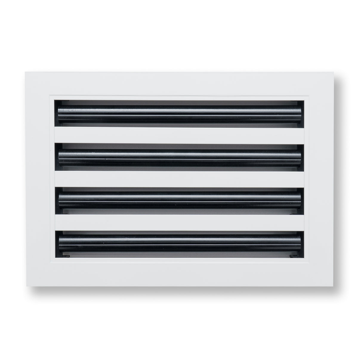 12"x 8" Aluminum Linear Slot Diffuser, Modern AC Vent Cover for Sidewall, Ceiling, Floor | Out. Dim.: 13-5/8"X 9-5/6"