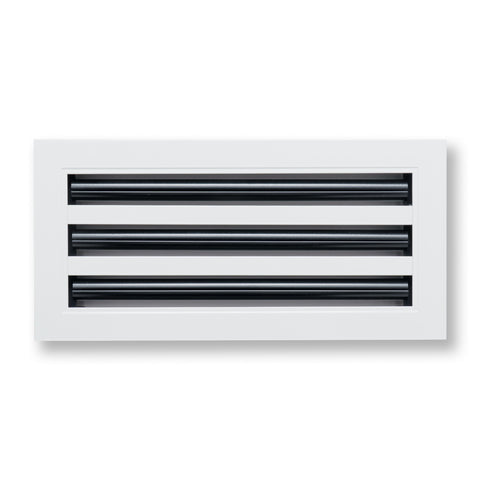 14"x 6" Aluminum Linear Slot Diffuser, Modern AC Vent Cover for Sidewall, Ceiling, Floor | Out. Dim.: 15-5/8"X 7-5/6"