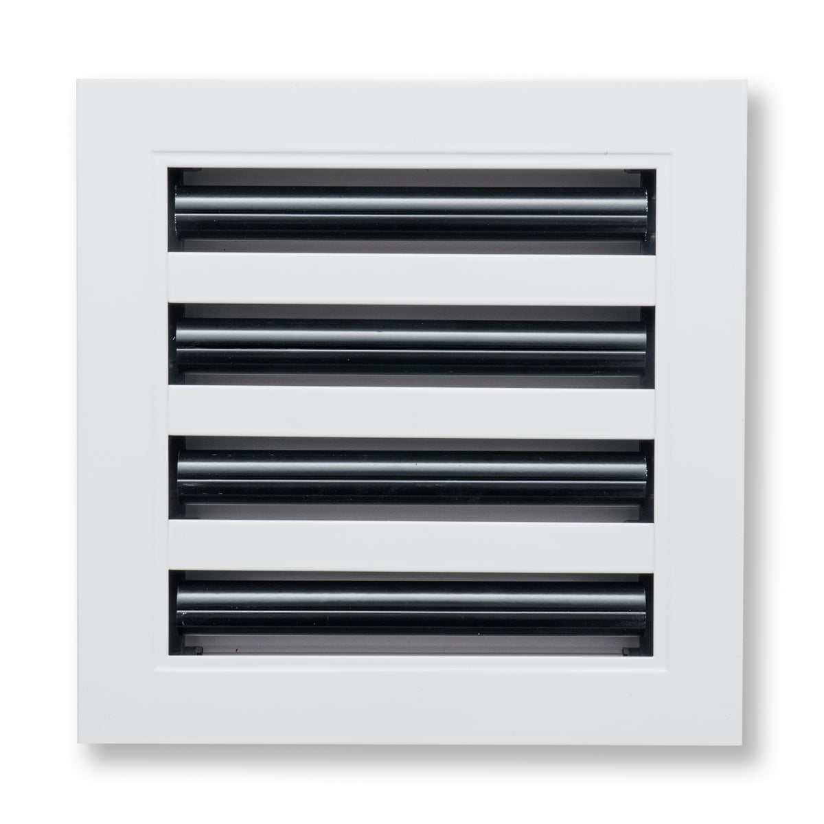 8"x 8" Aluminum Linear Slot Diffuser, Modern AC Vent Cover for Sidewall, Ceiling, Floor | Out. Dim.: 9-5/8"X 9-5/6"