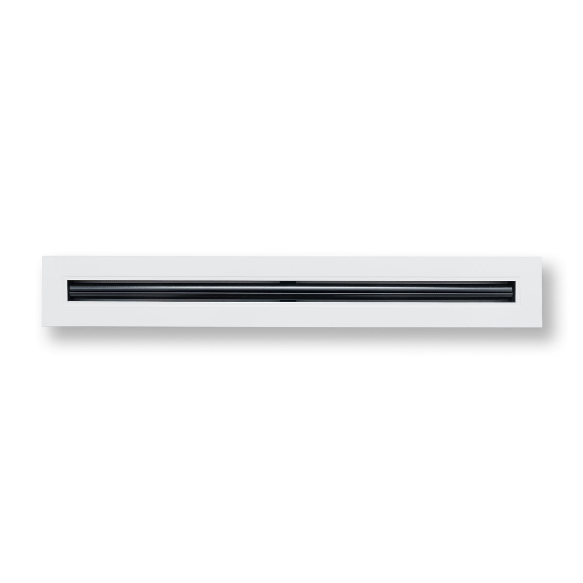 24"x 2" Aluminum Linear Slot Diffuser, Modern AC Vent Cover for Sidewall, Ceiling, Floor | Out. Dim.: 25-5/8"X 3-5/6"