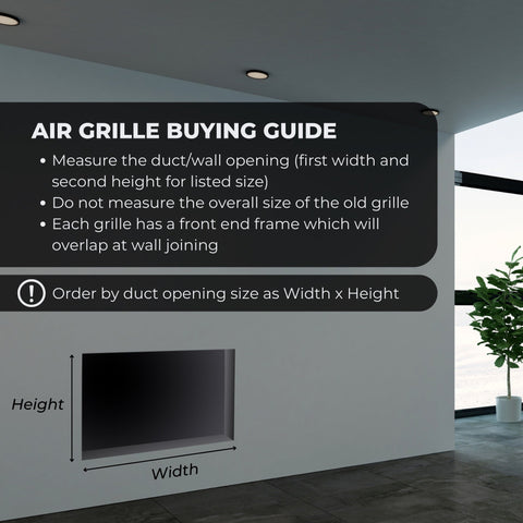24"W x 8"H [Duct Opening] Baseboard Return Air Grille | 7/8" Margin Turnback to Fit Baseboard | White | Outer Dimensions: 25.75"W X 9.75"H