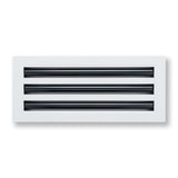 16"x 6" Aluminum Linear Slot Diffuser, Modern AC Vent Cover for Sidewall, Ceiling, Floor | Out. Dim.: 17-5/8"X 7-5/6"