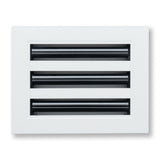 8"x 6" Aluminum Linear Slot Diffuser, Modern AC Vent Cover for Sidewall, Ceiling, Floor | Out. Dim.: 9-5/8"X 7-5/6"