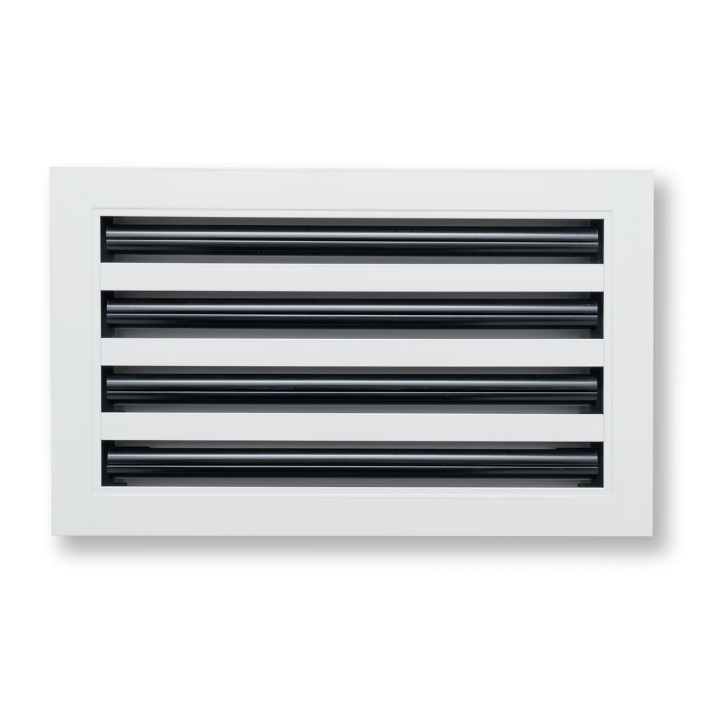 14"x 8" Aluminum Linear Slot Diffuser, Modern AC Vent Cover for Sidewall, Ceiling, Floor | Out. Dim.: 15-5/8"X 9-5/6"