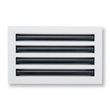 14"x 8" Aluminum Linear Slot Diffuser, Modern AC Vent Cover for Sidewall, Ceiling, Floor | Out. Dim.: 15-5/8"X 9-5/6"
