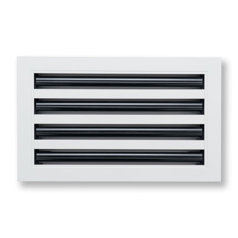 14"x 8" Aluminum Linear Slot Diffuser, Modern AC Vent Cover for Sidewall, Ceiling, Floor | Out. Dim.: 15-5/8"X 9-5/6"