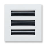 6"x 6" Aluminum Linear Slot Diffuser, Modern AC Vent Cover for Sidewall, Ceiling, Floor | Out. Dim.: 7-5/8"X 7-5/6"