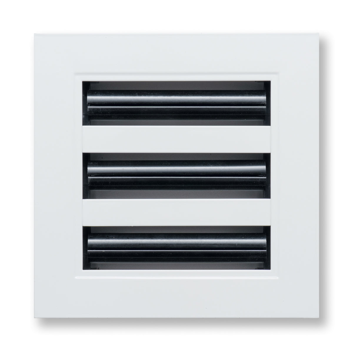 6"x 6" Aluminum Linear Slot Diffuser, Modern AC Vent Cover for Sidewall, Ceiling, Floor | Out. Dim.: 7-5/8"X 7-5/6"
