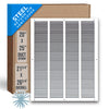 Handua Steel Return Air Grille | Vent Cover Grill for Sidewall and Ceiling, White