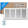 Handua Steel Return Air Grille | Vent Cover Grill for Sidewall and Ceiling, White