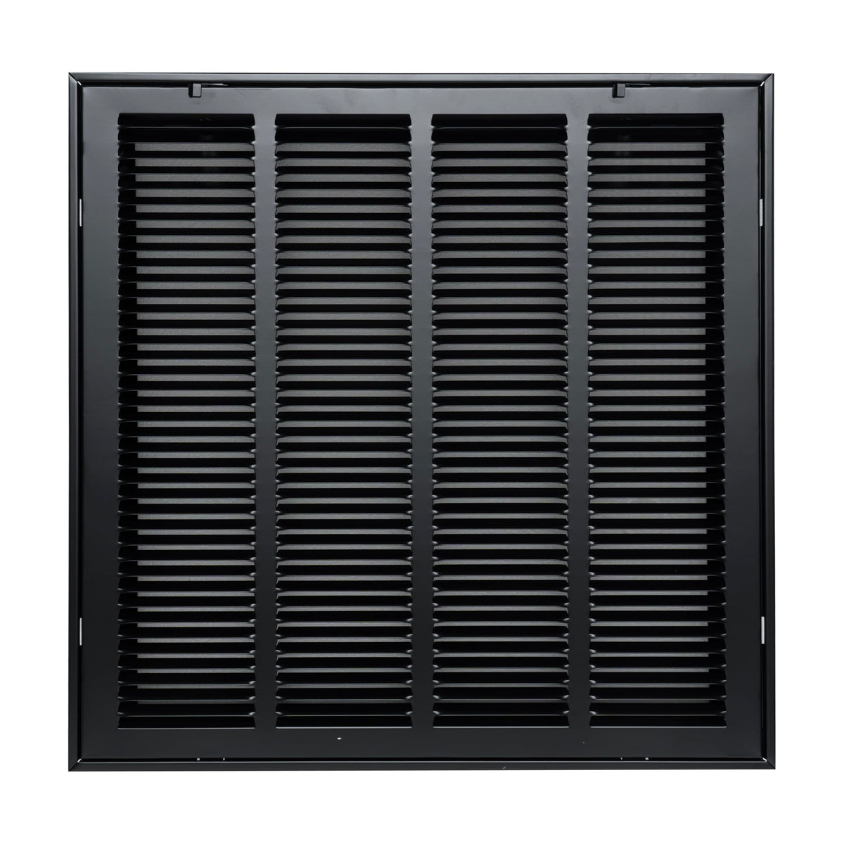 20"x20" Steel Return Air Filter Grille | Removable Door for 1" Filters | Black HVAC Vent Cover | Out. Dim.: 22-5/8"W X 22-5/8"H