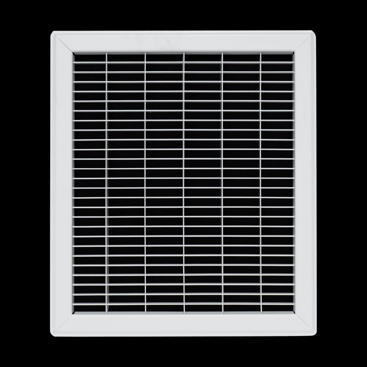 Return Air Floor Grille | Vent Cover Grill for Floor | Heavy Duty | Brown-White