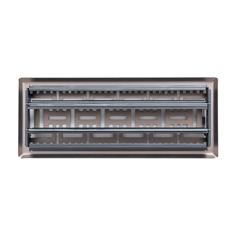 Fits 4x12 and 12x4 Duct Opening | Decorative Floor Register with BasketWeave Design by Handua | Heavy Duty Walkable Design with Damper | Floor Vent Grille | Easy to Adjust Air Supply Lever | Bronze