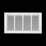 20"x10" Steel Return Air Filter Grille | Removable Door for 1" Filters | White HVAC Vent Cover | Out. Dim.: 22-5/8"W X 12-5/8"H