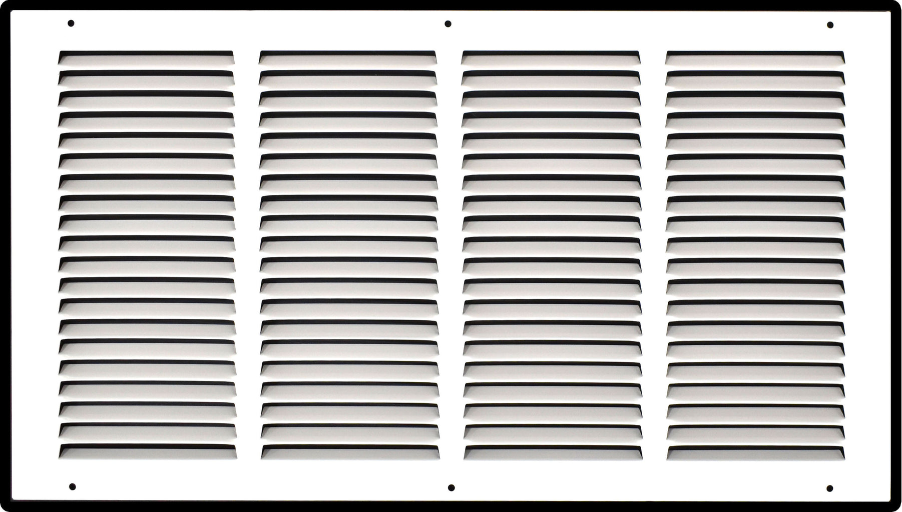Steel Return Air Grille – HVAC Cold Air Intake Vent Cover, White | Out. Dim.: 21-3/4"W X 11-3/4"H