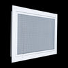 20"x12" Aluminum Eggcrate Return Air Filter Grille for Sidewall and Ceiling | White | Out. Dim.: 22-1/4"W X 14-1/4"H