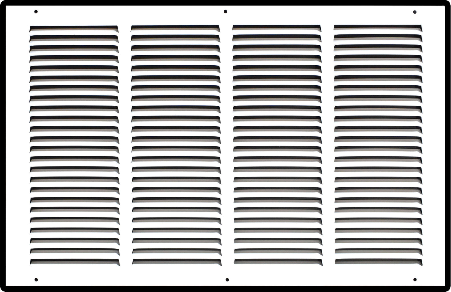 Steel Return Air Grille – HVAC Cold Air Intake Vent Cover, White | Out. Dim.: 21-3/4"W X 13-3/4"H