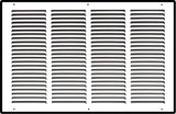 Steel Return Air Grille – HVAC Cold Air Intake Vent Cover, White | Out. Dim.: 21-3/4"W X 13-3/4"H