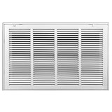 20"x12" Steel Return Air Filter Grille | Removable Door for 1" Filters | White HVAC Vent Cover | Out. Dim.: 22-5/8"W X 14-5/8"H