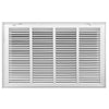airgrilles 20" x 12" duct opening   steel return air filter grille for sidewall and ceiling hnd-rafg1-wh-20x12 752505979632 - 1