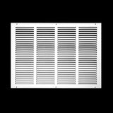 Steel Return Air Grille – HVAC Cold Air Intake Vent Cover, White | Out. Dim.: 21-3/4"W X 15-3/4"H