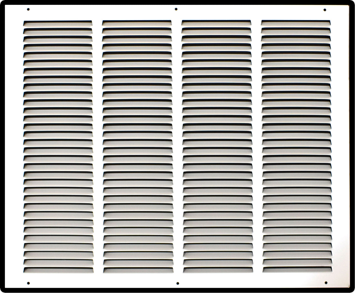 Steel Return Air Grille – HVAC Cold Air Intake Vent Cover, White | Out. Dim.: 21-3/4"W X 17-3/4"H