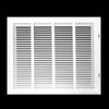 airgrilles 20" x 16" duct opening   steel return air filter grille for sidewall and ceiling hnd-rafg1-wh-20x16 038775628709 - 1
