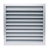 18"x18" Anodized Aluminum Exterior Wall Vent | Outer Dimension: 20"W X 20"H