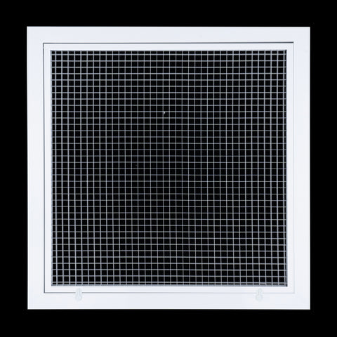 Handua Aluminum Return Air Filter Grille | Vent Cover Grill for Sidewall and Ceiling | Low Noise Cube Core Eggcrate
