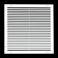 Fits 20x20 Duct Opening | Aluminum Return Air Grille by Handua | Vent Cover Grill for Sidewall and Ceiling | Rust Free | Durable Powder Coating | HVAC Cold Air Intake Grille | White