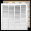 Handua Filter Included Steel Return Air Filter Grille [Removable Door] for 1-inch Filters, Vent Cover Grill, White