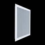 20"x24" Aluminum Eggcrate Return Air Filter Grille for Sidewall and Ceiling | White | Out. Dim.: 22-1/4"W X 26-1/4"H