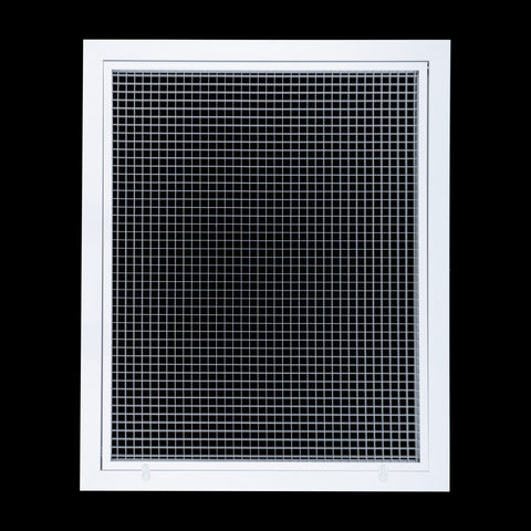 Handua Aluminum Return Air Filter Grille | Vent Cover Grill for Sidewall and Ceiling | Low Noise Cube Core Eggcrate