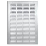 20"x25" Steel Return Air Filter Grille | Removable Door for 1" Filters | White HVAC Vent Cover | Out. Dim.: 22-5/8"W X 27-5/8"H