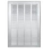 20"x25" Steel Return Air Filter Grille | Removable Door for 1" Filters | White HVAC Vent Cover | Out. Dim.: 22-5/8"W X 27-5/8"H