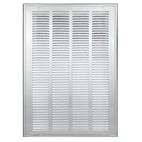20" X 25" Duct Opening | Steel Return Air Filter Grille [Fixed Hinged] for Sidewall and Ceiling | Outer Dimensions: 22 5/8"W X 27 5/8"H