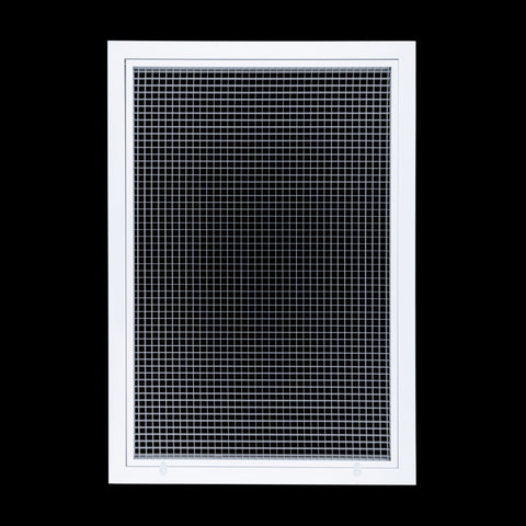 Handua Aluminum Return Air Filter Grille | Vent Cover Grill for Sidewall and Ceiling | Low Noise Cube Core Eggcrate