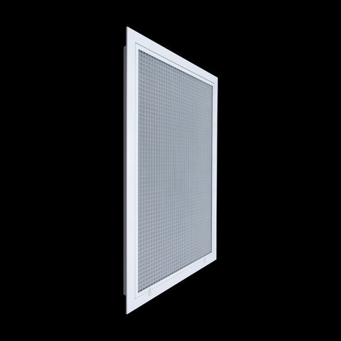 Handua Aluminum Return Air Filter Grille | Low Noise Cube Core Eggcrate | Vent Cover Grill for Sidewall and Ceiling