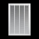 20"x30" Steel Return Air Filter Grille | Removable Door for 1" Filters | White HVAC Vent Cover | Out. Dim.: 22-5/8"W X 32-5/8"H