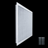 20x30 White Aluminum Eggcrate Return Air Grille, Low-Noise High-Airflow Rust-Proof Vent Cover