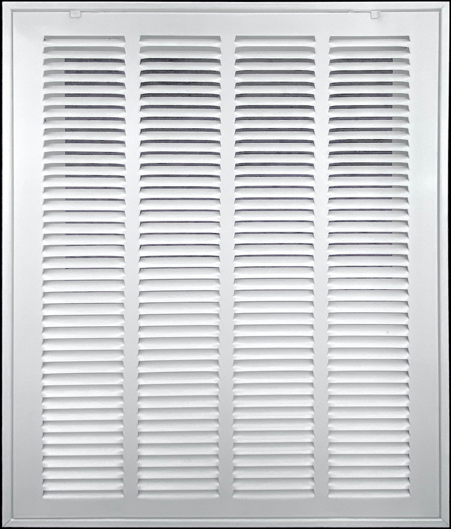 airgrilles 20" x 30" duct opening   steel return air filter grille for sidewall and ceiling hnd-rafg1-wh-20x30 752505975221 - 1