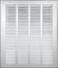 airgrilles 20" x 30" duct opening   steel return air filter grille for sidewall and ceiling hnd-rafg1-wh-20x30 752505975221 - 1