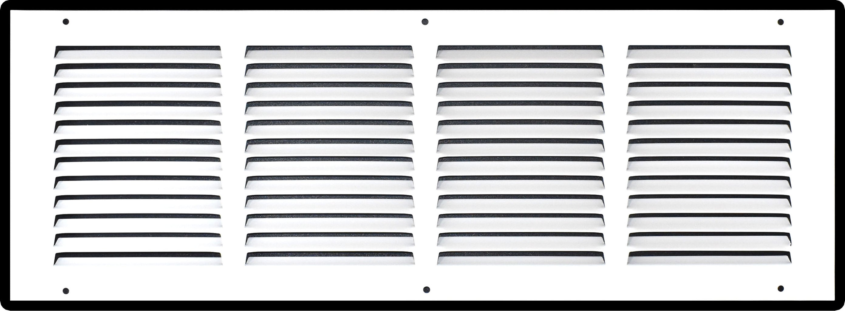 Steel Return Air Grille – HVAC Cold Air Intake Vent Cover, White | Out. Dim.: 21-3/4"W X 7-3/4"H