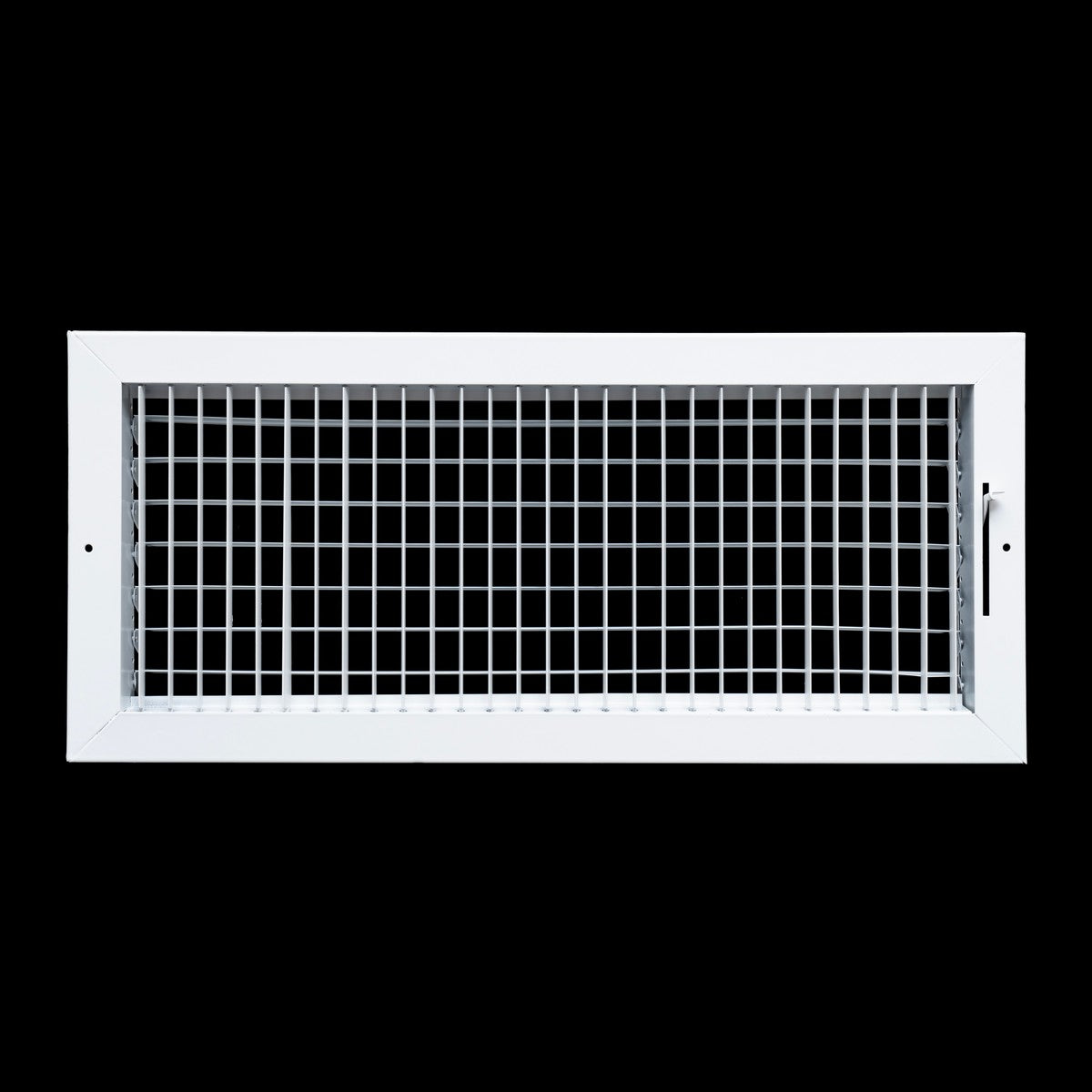 20x8 Steel Adjustable Air Vent Cover | Supply Register for Wall & Ceiling | White | Outer Dimension: 21-3/4"W X 9-3/4"H